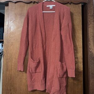 Women's Rust Cardigan Sweater